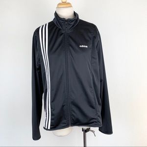 Adidas Black Zip Up Jacket